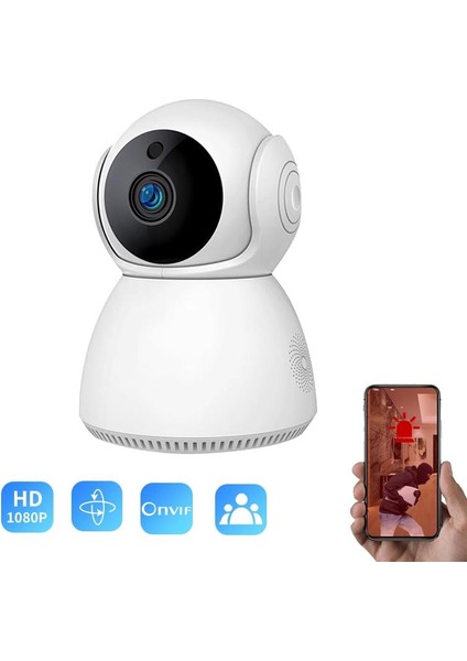 Gece Görüşlü Full Hd 1080P Akıllı Wifi Kamera Uygulama V380PRO fiyatları