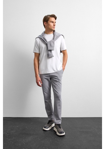 Gri Regular Fit Düz Paça Jogger Pantolon fiyatları