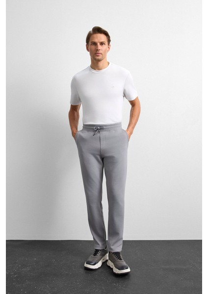 Gri Regular Fit Düz Paça Jogger Pantolon modelleri
