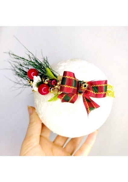 Sevimli Bebek Saç Bandı ve Yılbaşı Süsü, Renkli ve Şık Tasarım