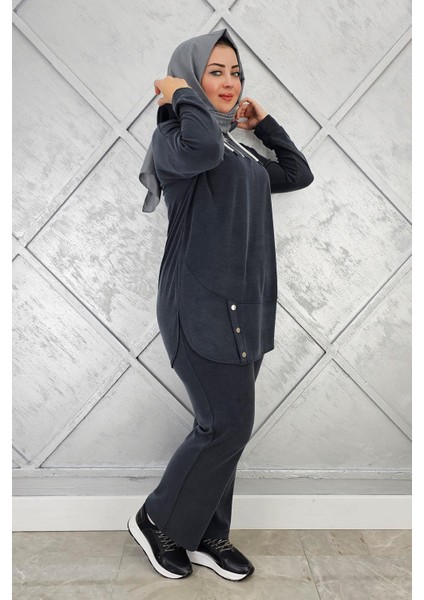 Kadın Çıt Çıt Detaylı Tesettür Takım fiyatları