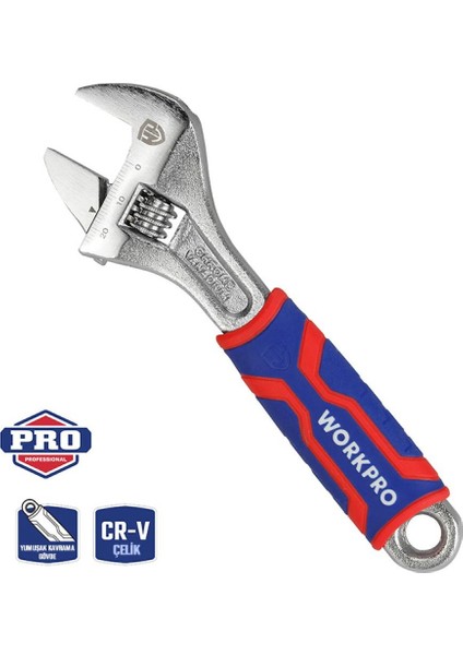 WP272010 150MM Cr-V Profesyonel Kurbağacık Anahtar