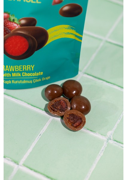 Sütlü Çikolata Kaplı Çilek Draje fırsatları