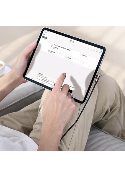 USB-C 60W 3A QC PD 90 Derece Örgülü Hızlı Şarj Kalosu, 1 Metre, Siyah, 50123 fırsatları