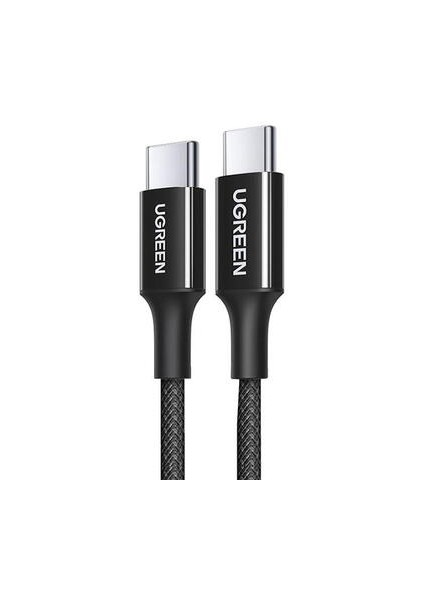 Usb-C 100W 5A Qc Pd Örgülü Hızlı Şarj Kablosu, 1 Metre, Siyah, 65249 fiyatları