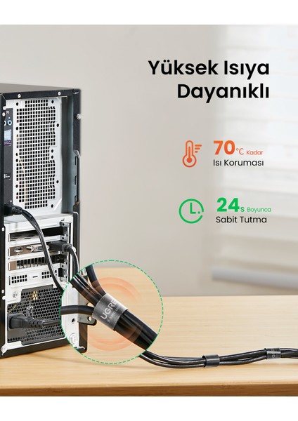 Kablo Düzenleyici Cırt Band 2 Metre, 40354