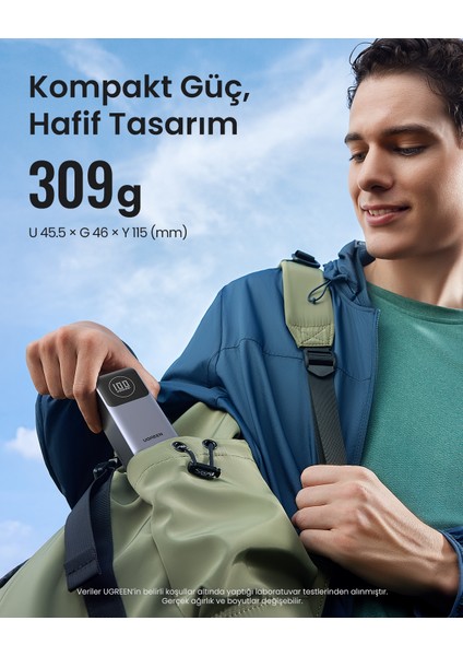 Nexode Pro 12.000 Mah 100W Hızlı Şarj Powerbank, 1xusb-C, 1xusb-A, 35526B