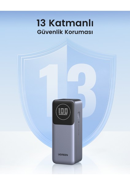 Nexode Pro 12.000 Mah 100W Hızlı Şarj Powerbank, 1xusb-C, 1xusb-A, 35526B