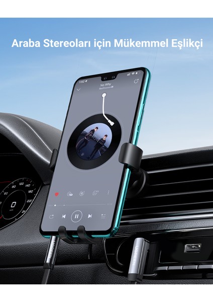 90 derece Dik Açılı 3.5mm Flat Aux Ses Kablosu 1 Metre, 10597 indirimleri