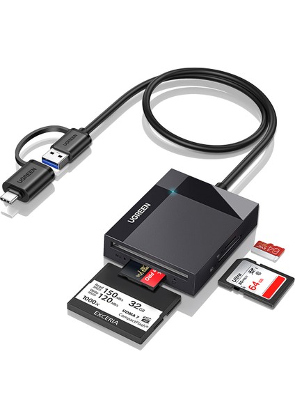 4-in-1 USB 3.0 Kart Okuyucu, 30333