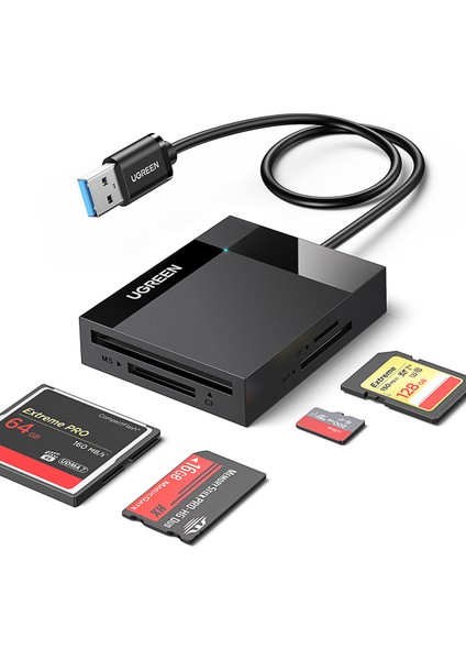4-in-1 USB 3.0 Kart Okuyucu, 30333
