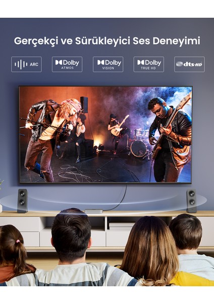 Örgülü 4K 18 Gb/s HDMI 2.0 Kablo Siyah, 2 Metre, 40410