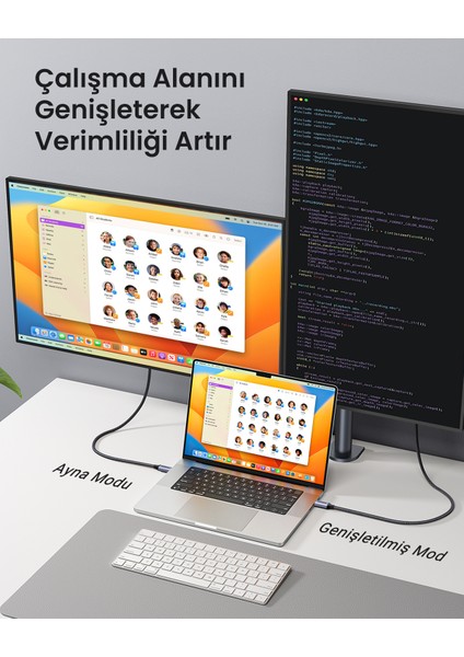 USB-C to HDMI Dönüştürücü Kablo 1.5m, 50570