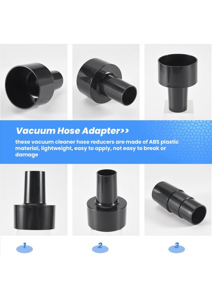 Elektrikli Süpürge Için 3 Parçalı Evrensel Vakum Hortumu Adaptör Bağlantısı (Yurt Dışından) fırsatları