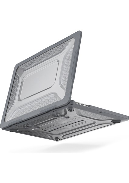 MacBook Air 13 (2025) / (2024) / (2022) M2 Dizüstü Bilgisayar Kılıfı Darbeye Dayanıklı Sert Pc Yumuşak Tpu Ayaklık Kılıfı (Yurt Dışından)