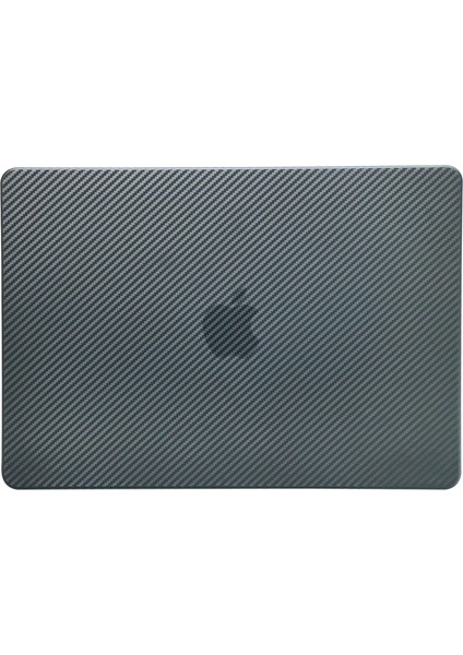 MacBook Air 15 (2025) / (2024) A3114 M3 / (2023) M2 A2941 Kılıfı Karbon Fiber Dokulu Plastik Dizüstü Bilgisayar Kılıfı (Yurt Dışından)