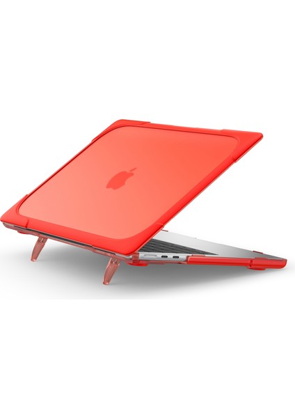 MacBook Air 13 (2025) / (2024) / (2022) A2681 Koruyucu Kılıf Dizüstü Bilgisayar Çizilmez Kapak Standlı (Yurt Dışından)