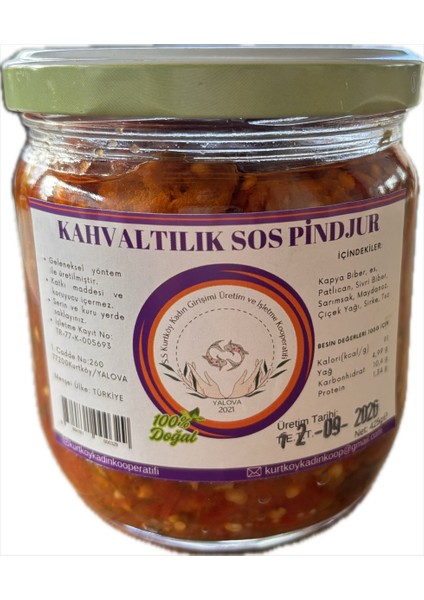 Kahvaltılık Sos PİNDJUR 420 gr