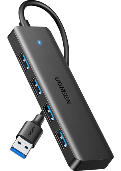 USB-C USB 3.0 4 Port USB Hub Çoklayıcı, Gri, 70336