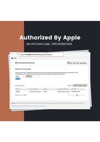 Lightning - USB-A MFi Sertifikalı İphone Hızlı Şarj Kablosu, 1 m, Siyah, 80822