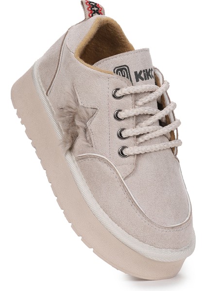 Parva Bağcıklı Kız Çocuk Günlük Spor Bot Ayakkabı