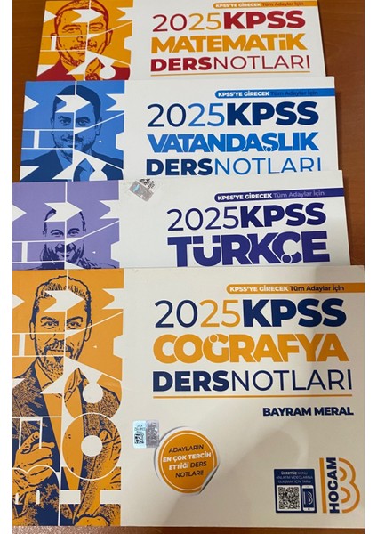 Benim Hocam Yayınları 2025 Kpss Ders Notları Setii Genel Yetenek Genel Kültür Kpss Genel Yetenek Genel Kültür