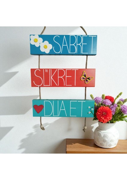 Bahçe Süsü Duvar Süsü Balkon Süsü Dekorasyon Teras Kapı Süsü Mutfak Süsü Hediyelik Eşya Ölçü 60*30