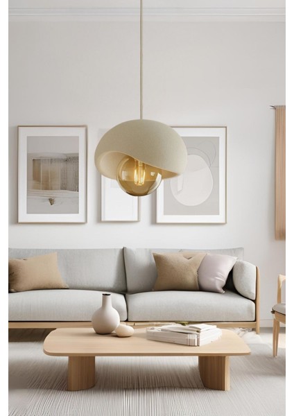 Rustik Iskandinav Serisi Beton Görünümlü Sarkıt Çevre Dostu Avize( Rustik Ampul Hediyeli) fırsatları