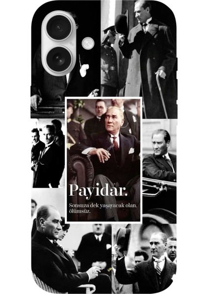 İPHONE17 Uyumlu 10KASIM Hatıraatatürk Tasarım Lansman Telefon Kılıfı