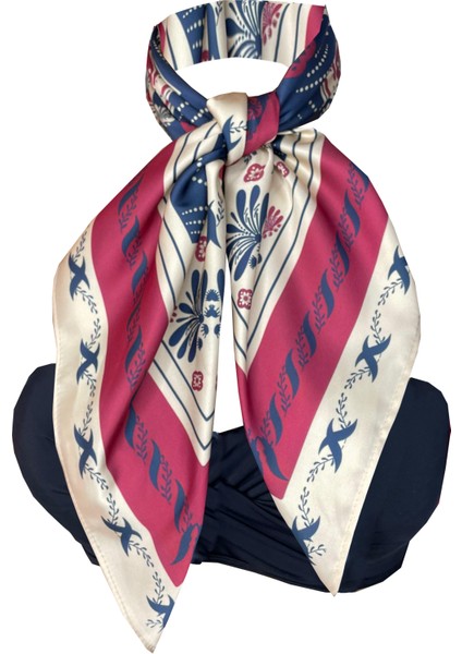 Scarf Laci-Bordo Etnik Fular 70*70 cm modelleri