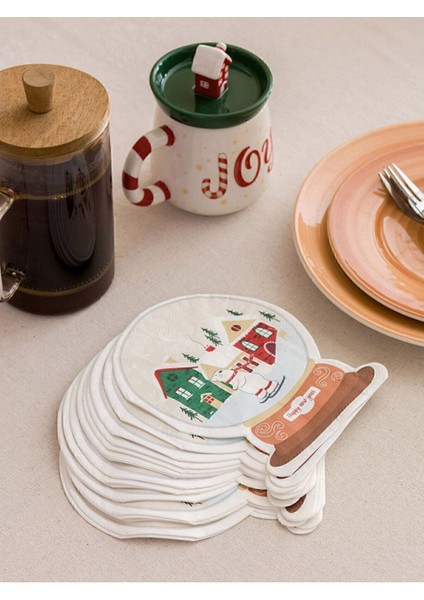 Kırmızı Yılbaşı Temalı 20'li Kağıt Peçete, Şık ve Pratik Kullanım Sağlar. fiyatları