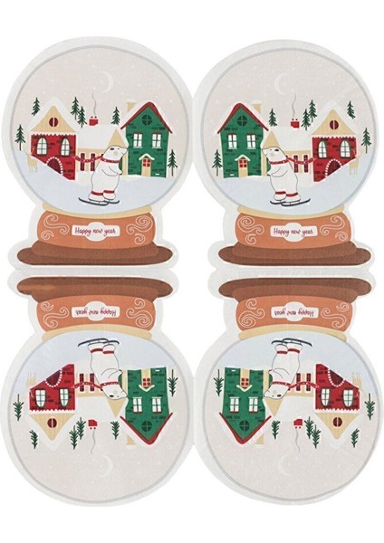 Kırmızı Yılbaşı Temalı 20'li Kağıt Peçete, Şık ve Pratik Kullanım Sağlar. fırsatları