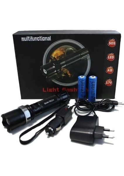 Polis El Feneri Zoomlu Selektörlü El Feneri 500 Metre (5148) modelleri