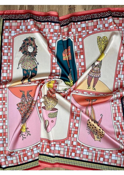 Scarf Masal Somon Fular 70*70 cm