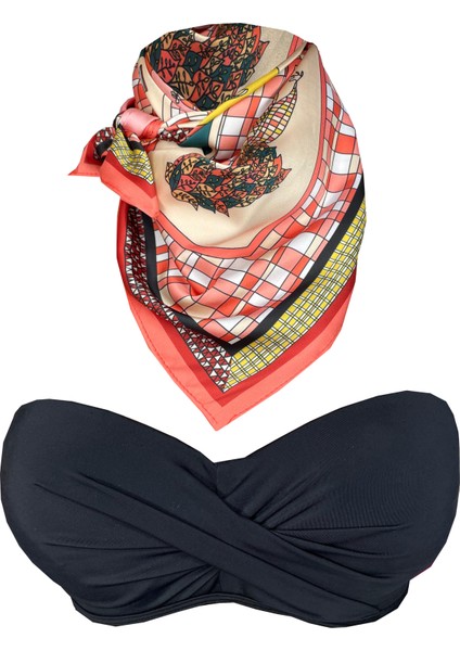 Scarf Masal Somon Fular 70*70 cm modelleri