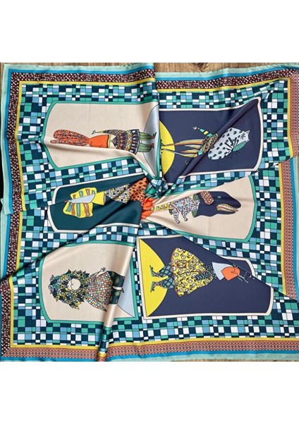 Scarf Masal Laci Fular 70*70 cm