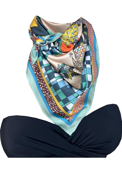 Scarf Masal Laci Fular 70*70 cm fiyatları
