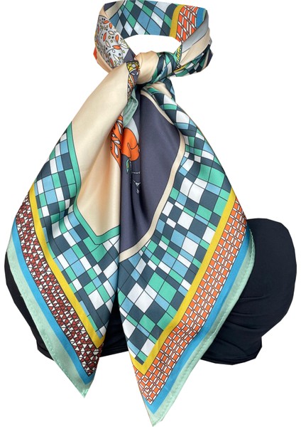 Scarf Masal Laci Fular 70*70 cm fırsatları