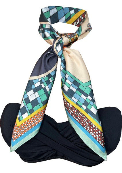 Scarf Masal Laci Fular 70*70 cm indirimleri