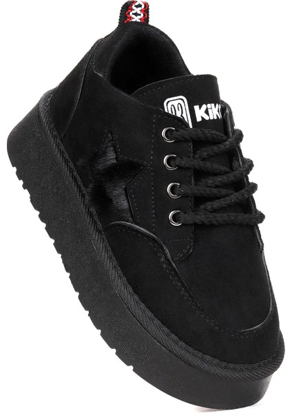 Parva Bağcıklı Kız Çocuk Günlük Spor Bot Ayakkabı