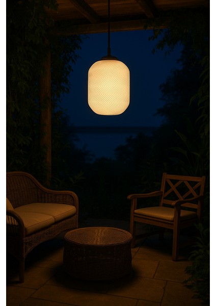 Dekoratif Avize Zikzak Serisi Iskandinav Ev Ofis Veranda Mutfak Çap 20 cm indirimleri