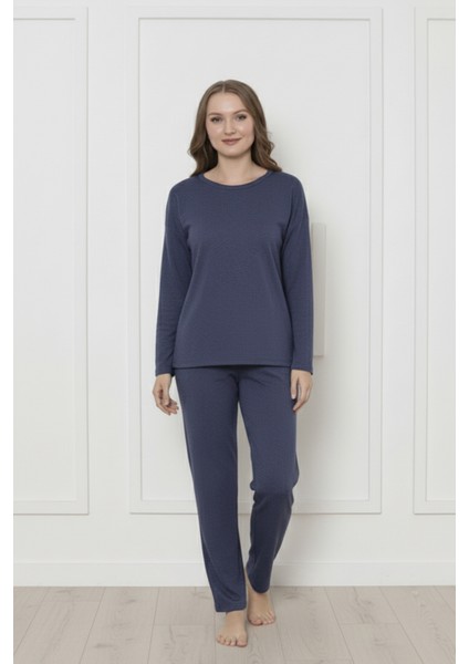 Kalın Kışlık 2 Iplik Şardonlu Uzun Kollu Örme Pijama Takımı fiyatları