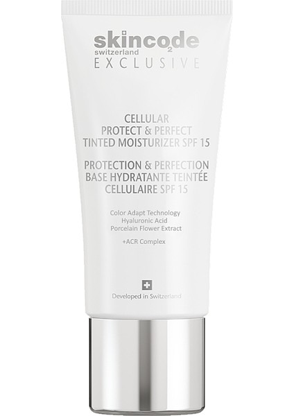 Exclusive Cellular Protect & Perfect Tinted Moisturizer SPF15 30 ml – Cilt Tonunu Eşitleyen, Nemlendiren ve Işıltı Veren Renkli Krem