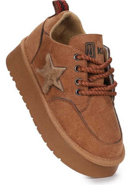 Parva Bağcıklı Kız Çocuk Günlük Spor Bot Ayakkabı