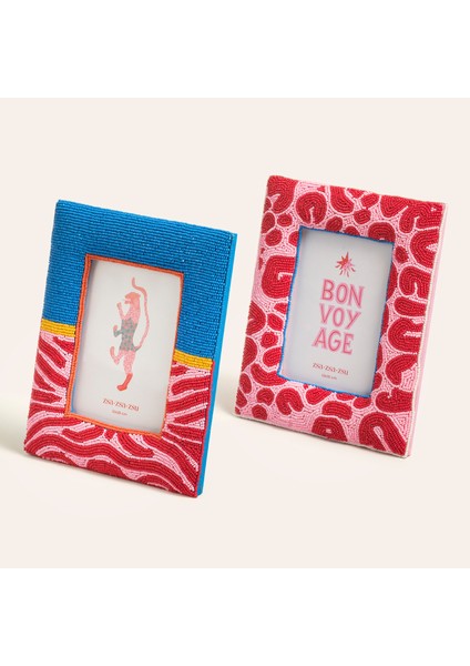 Dadrı Cam Boncuk-Ahşap Çerçeve 21X17 cm Renkli indirimleri