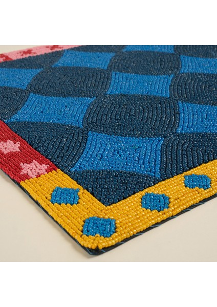 Dadrı Cam - Polyester Amerikan Servis 30X40 cm Mavi fırsatları