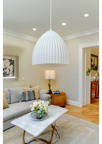 Modern Sarkıt Tekli Bohem Avize ( 23X27 cm ) Salon Mutfak Oturma Odası Cafe Bar modelleri