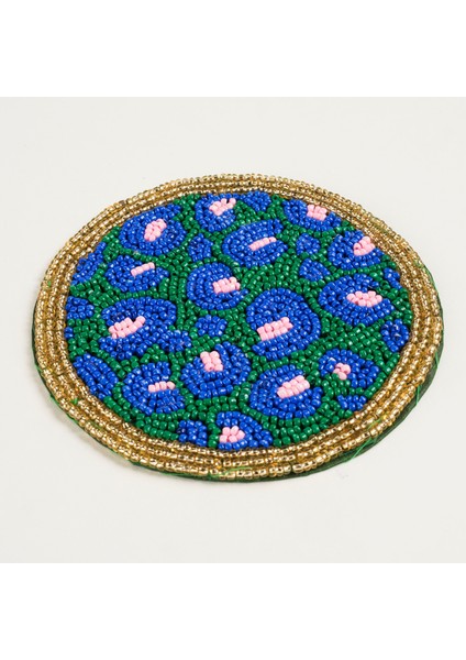 Dadrı Cam - Polyester Bardak Altlığı 10 cm Mavi fırsatları