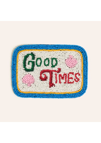 Dadrı Cam - Polyester Bardak Altlığı 12X8 cm Yeşil