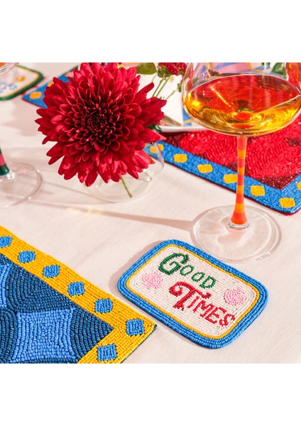 Dadrı Cam - Polyester Bardak Altlığı 12X8 cm Yeşil fiyatları